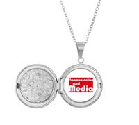Major Communication and Media Médaillon rouge pour photo Cadeau d'anniversaire
