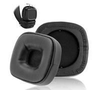 Major IV Coussinets de Rechange, pour Marshall Major III IV pour Casque sans Fil en Oreillette Mousse À Mémoire de Forme d'oreille Coussins Remplacement Cuir Similicuir Protéiné Souple Noir