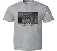Major League Comedy 90'S Funny Baseball Movie T Shirt Men's Tops Tee Grey L