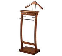 Majordome autonome élégant avec plateau et tiroir, organiseur de vêtements pour homme pour un rangement efficace des pantalons, chaussures, cravates et ceintures - Solution parfaite pour garde-robe