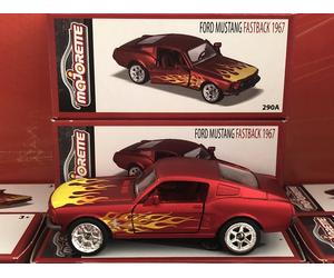 MAJORETTE 1967 FORD MUSTANG FASTBACK WITH FLAMES 1:64
