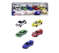 Majorette Coffret Japan Series – 5 véhicules métal 1/64, roues libres, suspensions, dès 3 ans