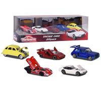 Smoby Coffret Voitures miniatures en métal Majorette Vintage Giftpack 5 véhicules (1/64)
