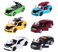 Majorette 212053153 Voiture de luxe Porsche 911 avec coffre de collection, Roues en caoutchouc, 7,5 cm, 1 Pièce, Couleur et Modèle Assortis