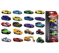 Majorette, 212053166, Set de 5 véhicules Comprenant des véhicules Street, Premium SOS ou Farm, Voitures Miniatures avec Roue Libre en métal/Plastique, 4 modèles Assortis, 7, 5 cm