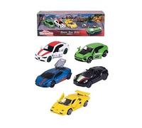 Majorette - Viva L'Italia Giftpack - Voitures Miniatures en Métal - Echelle 1/64ème - Coffret 5 Véhicules - 212053178, Multicolore.