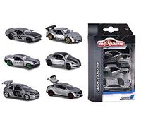 Majorette 212054019 Édition limitée 5 Lot de 3 véhicules Die-Cast Roue libre Série Zamak 2 coloris Multicolore