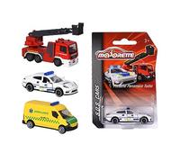 Majorette 212057181IM1 - Voiture de Police Danoise Camion de Police Danois en Porsche Panamera Turbo Modèle, 7,5 cm, Dès 3 Ans