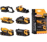 Majorette 212057284 Volvo Construction 3-teiliges Set, 2-sort.