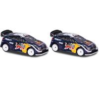 Majorette - 212084012 WRC - Voiture de Course - Aléatoire - 1 pièce (Lot de 2)