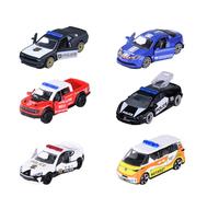 Majorette Auto Rescue World Premium (1 modèle de voiture) - Véhicule d'intervention en métal avec roue libre et suspension, sélection aléatoire de 6 voitures jouets pour enfants à partir de 3 ans, env