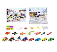 Majorette – Calendrier de l'Avent 24 fenêtres – 8 véhicules die-cast (5 exclusifs)