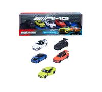Majorette - Mercedes AMG 5 Pièces Giftpack - Véhicules à Roues Libres - Reproduction Originale à l'Echelle 1/64ème - Fonctions de Jeu - A Partir de 3 Ans
