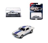 Majorette, Collection 1965 Shelby GT350, métal, échelle 1:64, Jantes Originales, rétroviseurs Peints, Roues en Caoutchouc, phares réalistes, spécial collectionneur, 14 Ans (8505001002)