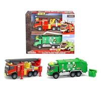 Camion Pompiers et Camion Poubelle Majorette