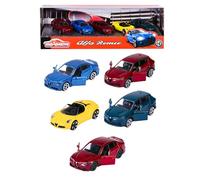 Majorette Dream Cars - 5 Voitures Alfa Romeo en Coffret Cadeau, Voitures Miniatures pour collectionneurs ou Enfants à partir de 3 Ans, Alfa Romeo