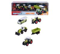 Majorette Ferme Claas Pack Cadeau 5 Moyens Agricoles
