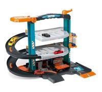 Majorette - Garage City Flex + 5 Véhicules - 2 Niveaux avec Ascenseur + Atelier Mécanique - Fabriqué en France - 212058391