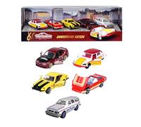 Majorette - Giftpack Anniversaire 60 Ans - Voitures Miniatures en Métal - Coffret 5 Véhicules Dont 2 Véhicules Exclusifs - 212054101