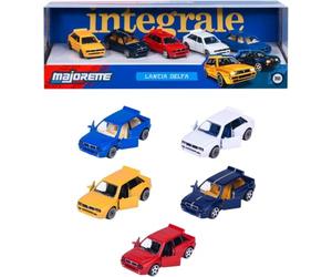 Majorette - Giftpack Lancia Delta Integrale - Lot de 5 Voitures Die-Cast en métal à Collectionner - 8502105000SII