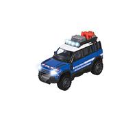 Majorette - Grand Series - Land Rover Police - 13cm (Echelle 1/43ème) - Sons et Lumières - Dès 3 Ans - 213712000002, Bleu