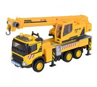 Majorette - Grand Series - Volvo Camion Grue - 22cm (Echelle 1/43ème) - Sons et Lumières - Dès 3 Ans - 213723004