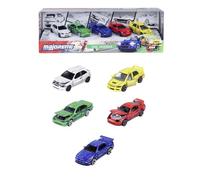 Majorette - JDM 5 Pièces Giftpack - Univers Manga - Véhicules à Roues Libres - Reproduction Originale à l'Echelle 1/64ème - Fonctions de Jeu - A Partir de 3 Ans