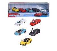 Majorette - Lamborghini 5 Pièces Giftpack - Véhicules à Roues Libres - Reproduction Originale à l'Echelle 1/64ème - Fonctions de Jeu - A Partir de 3 Ans