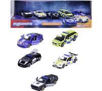Majorette Lamborghini, Volvo, Aston Martin Rescue World 5 Pieces Gift Pack modèle fini Modèle réduit de véhicule dintervention
