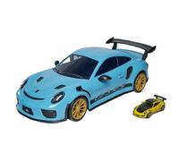 Majorette mallette Porsche 911 GT3 RS 35 cm bleu en 2 parties