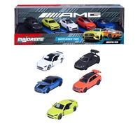 Majorette Mercedes AMG 850210500 Lot de 5 Voitures en métal moulé sous Licence Officielle à partir de 3 Ans 7,5 cm