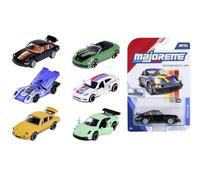 Majorette Porsche Premium Cars collection Ride Cool Metal Échelle 1:64 7,5 cm - Voitures avec pièces mobiles et licence officielle Porsche - Vous recevez 1 voiture aléatoire de 6 modèles (8502100002)