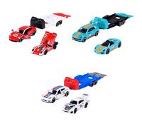 Majorette Remorque De Course Porsche Motorsport 3 Assortiments
