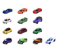 Majorette - Set 13 Pièces (9+4 Exclusifs) - Voitures Miniatures en Métal - Echelle 1/64ème - Coffret 13 Véhicules - 212054036