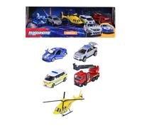 Majorette Coffret de 5 véhicules Premium SOS Multicolore dès 3 ans