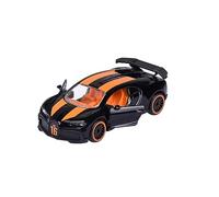 Majorette Voiture de Course - Bugatti Chiron Pur Sport - Très détaillée - Échelle 1/64 (7,5 cm) - avec Carte à Collectionner - pour Enfants à partir de 3 Ans