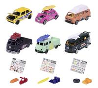 Majorette Voitures Premium Volkswagen The Originals avec pièces en métal, échelle 1:64, sous Licence Officielle VW, Vous recevrez 2 des 6 modèles de véhicules VW (envoyés au Hasard) (212055006)