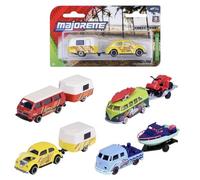 Majorette Volkswagen Trailer, modèle aléatoire Parmi 4 remorques différentes