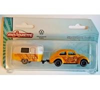 Majorette Remorque VW The Originals – Pièces métal, Échelle 1:64 – Assortiment 4 modèles