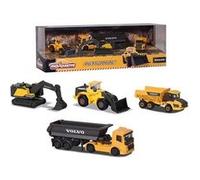 Majorette Volvo 4 Pieces Giftpack Modèle réduit de camion Noir (roues) et multicolore selon modèles G
