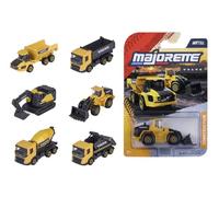 Majorette - Volvo Construction Premium, Moyens de Chantier en Métal moulé sous Pression, Échelle 1:64, Absort. 6 modèles différents, avec Pièces Mobiles, ASSEGNATION Casuale, + 3 Ans, 850310000