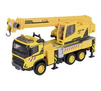 Majorette Volvo FMX Truck Crane (22 cm) - Grand véhicule de Chantier avec Bras de Grue Extensible, treuil, Roue Libre et Pneu en Caoutchouc - Jouet de Grue pour Enfants à partir de 3 Ans