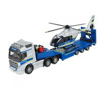 Majorette Volvo Truck + Airbus Police Helicopter
