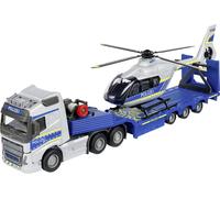 Majorette Volvo Truck + Airbus Police Helicopter modèle fini Modèle réduit de véhicule d'intervention