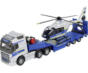 Majorette Volvo Truck + Airbus Police Helicopter modèle fini Modèle réduit de véhicule d'intervention