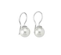 Majorica 09456.01.2.000.010.1 Boucles d'oreilles en argent perle 10 mm crochet taille 10 x 23 mm