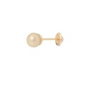 Majorica - Boucles d'oreilles Baby Lyra avec perle, 4 mm, Argent, Perle