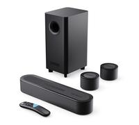 Majority Bowfell Halo Barre de Son TV | 230W Dolby Audio Home Cinema Enceinte TV | 5.1 Enceintes pour Téléviseur avec HDMI eARC | Soundbar Caisson de Basse Filaire | Mini Barre de Son PC Bluetooth