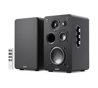 Majority D100X Enceintes Bibliotheques Active | Enceinte HiFi Système Stéréo 2.0 | 100W | Bluetooth 5.3 | HDMI Arc, Phono, RCA & AUX | TV, PC & Platine Vinyle (Noir)