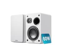 Majority Enceinte HiFi Passive, 60W 2.0 Haut Parleurs Bibliotheque (Blanc)